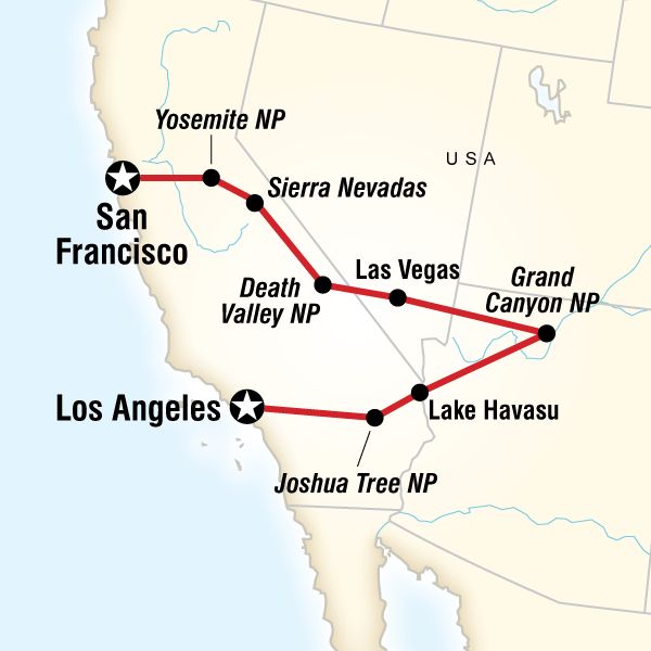 23-31 Ekim Batı Amerika San Francisco & Las Vegas & Los Angeles 2026